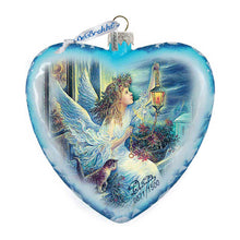 Load image into Gallery viewer, Light the Way Angel Glass Ornament Limited Edition by Strelkina at G. DeBrekht - Nativity Holiday Decor - 738-085-ST
