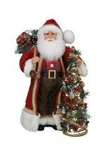 Load image into Gallery viewer, Karen Didion Originals CC16-204 Lighted Woodland Pine Santa
