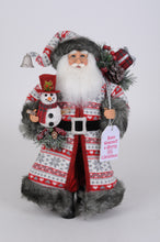 Load image into Gallery viewer, Karen Didion Originals CC16-230 Snowflake Fun Santa
