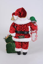 Load image into Gallery viewer, Karen Didion Originals CC16-238 Lighted Peppermint &amp; Goodies Santa
