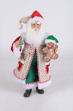 Load image into Gallery viewer, Karen Didion Originals CC16-239 Whimiscal Gingerbread Santa
