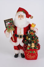 Load image into Gallery viewer, Karen Didion Originals CC16-257 Lighted "Season to Wine" Santa
