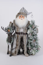 Load image into Gallery viewer, Karen Didion Originals CC16-259 Lighted Snow Covered Wilderness Santa
