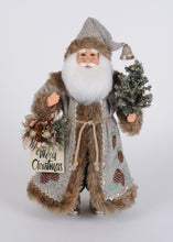 Load image into Gallery viewer, Karen Didion Originals CC16-269 Lighted Silver Pine Santa
