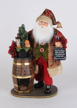 Load image into Gallery viewer, Karen Didion Originals CC16-280 Lighted Merlot Cork Collector Santa
