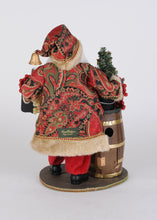 Load image into Gallery viewer, Karen Didion Originals CC16-280 Lighted Merlot Cork Collector Santa
