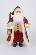 Load image into Gallery viewer, Karen Didion Originals CC16-67 Coffee Santa
