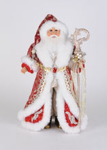 Load image into Gallery viewer, Karen Didion Originals CC18-100 Lighted Crimson Royale Santa
