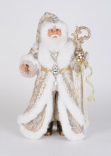 Load image into Gallery viewer, Karen Didion Originals CC18-102 Lighted Gold Royale Santa
