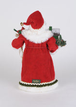 Load image into Gallery viewer, Karen Didion Originals CC18-109 Lighted Evergreen Village Santa
