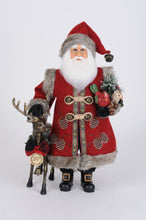 Load image into Gallery viewer, Karen Didion Originals CC18-50 Reindeer Joy Santa

