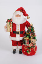 Load image into Gallery viewer, Karen Didion Originals CC18-68R Lighted Santa Bearing Gifts
