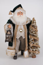 Load image into Gallery viewer, Karen Didion Originals CC18-72 Lighted Emerald Woods Santa

