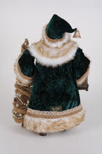 Load image into Gallery viewer, Karen Didion Originals CC18-72 Lighted Emerald Woods Santa
