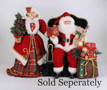 Load image into Gallery viewer, Karen Didion Originals SC-58 Night Before Christmas Small Chair Santa
