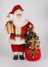 Load image into Gallery viewer, Karen Didion Originals CC28-10 Lighted Christmas Spirit Santa
