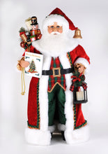 Load image into Gallery viewer, Karen Didion Originals CC36-24 Lighted Christmas Stories Santa Large
