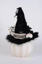 Load image into Gallery viewer, Karen Didion Originals HA025 Lighted White Fiber Optic Pumpkin
