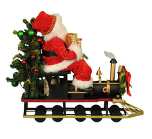 Load image into Gallery viewer, Karen Didion Originals SC-45 Lighted Merry Christmas Train Santa
