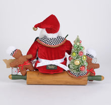 Load image into Gallery viewer, Karen Didion Originals SC-50 Lighted Rolling Out Christmas Santa
