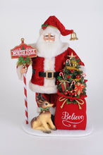 Load image into Gallery viewer, Karen Didion Originals SC-62 Lighted North Pole Magic Santa
