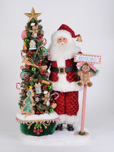 Load image into Gallery viewer, Karen Didion Originals SC-63 Lighted North Pole Bakery Santa
