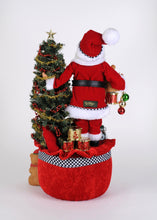 Load image into Gallery viewer, Karen Didion Originals SC-70 Lighted Merry Beary Christmas Santa

