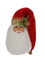 Load image into Gallery viewer, Karen Didion Originals SH18-01 Santa Head Wall/Door Hanger
