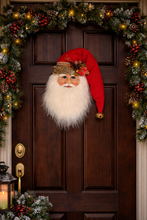 Load image into Gallery viewer, Karen Didion Originals SH18-03 Woodland Santa Head Wall Hanger
