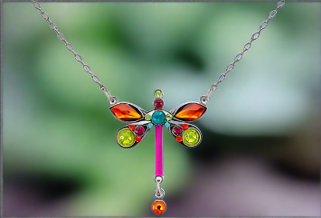 Firefly Jewelry Dragonfly Necklace- 8946-MC Media 1 of 1