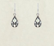 Firefly Jewelry Flora Collection Earrings- E278-WHT Media 1 of 1