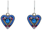 Firefly Jewelry Heart Within A Heart Earring-7717-SAP