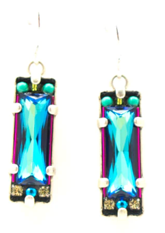 Firefly Jewelry Bermuda Blue Crystal Earring-6810-BB