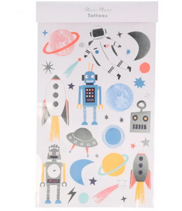 Meri Meri Space Tattoo Sheets (x 2 sheets)