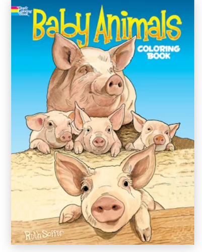 Dover Publications Baby Animals Coloring Book