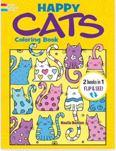 Happy Cats Coloring Book/Happy Cats Color by Number