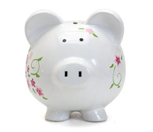 Load image into Gallery viewer, Child To Cherish Shabby Chic Piggy Bank
