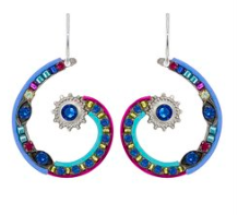 Firefly Jewelry Spiral Earrings-7856BB