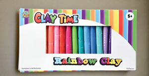 U.S. Toy Company Clay Time Rainbow Clay