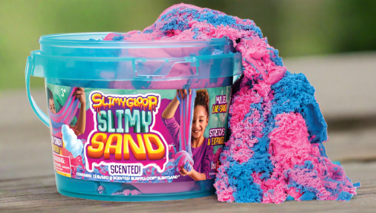 U.S. Toy Company Slimygloop Sand 1.5 lb Cotton Candy Scented