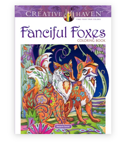 Dover Publications Creative Haven Fanciful Foxes Coloring Book Media 1 of 1