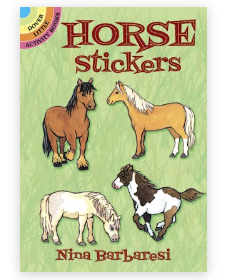 Dover Publications Horse Stickers