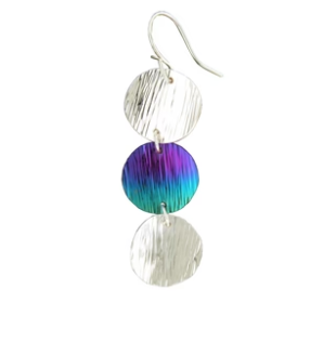 Mark Steel Earrings-A79-SN