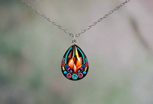 Firefly Jewelry Contessa Wide Drop Pendant-9077MC Media 1 of 1