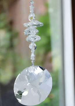 Oh My Gosh Crystal Cluster w/ 45mm Clear Sun CR-30