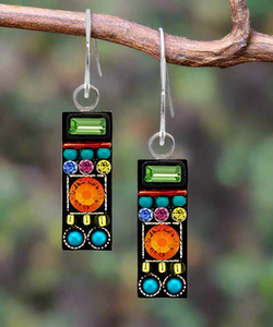 Firefly Jewelry La Dolce Vita Rectangle Earrings-7477TANG