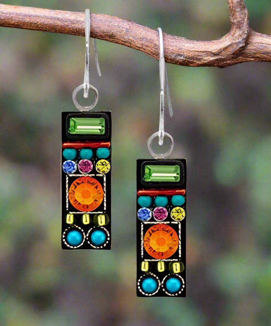 Firefly Jewelry La Dolce Vita Rectangle Earrings-7477TANG