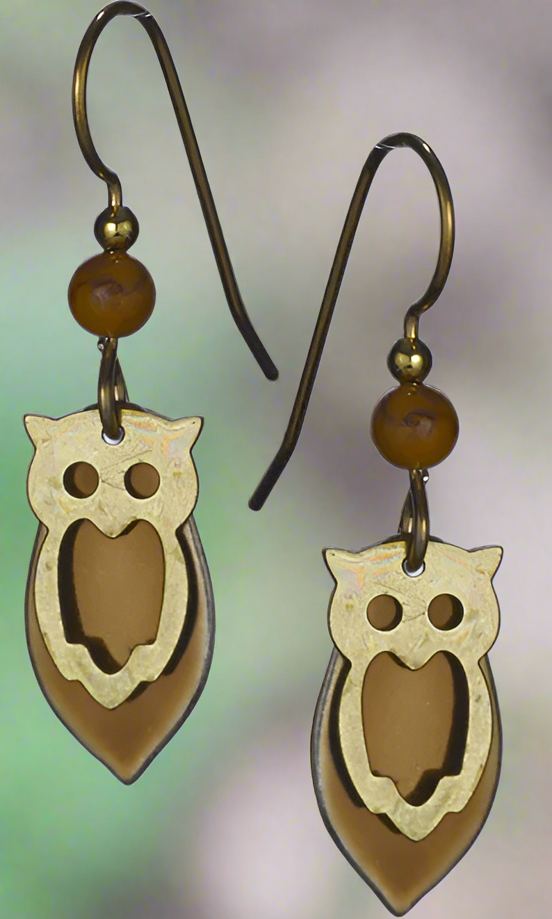 Silver Forest Earrings- NE-0856