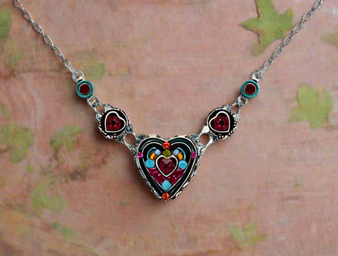 Firefly Jewelry Heart Necklace- 9070MC