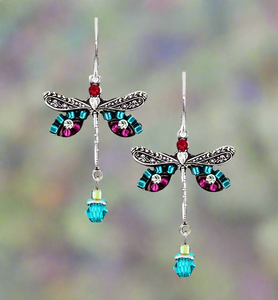 Firefly Jewelry Dragonfly Earrings-6625TEAL